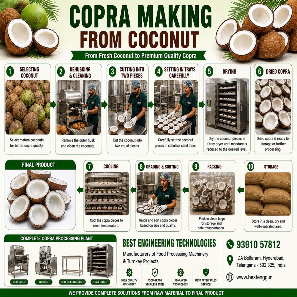 COCONUT COPRA PROCESSING PLANT