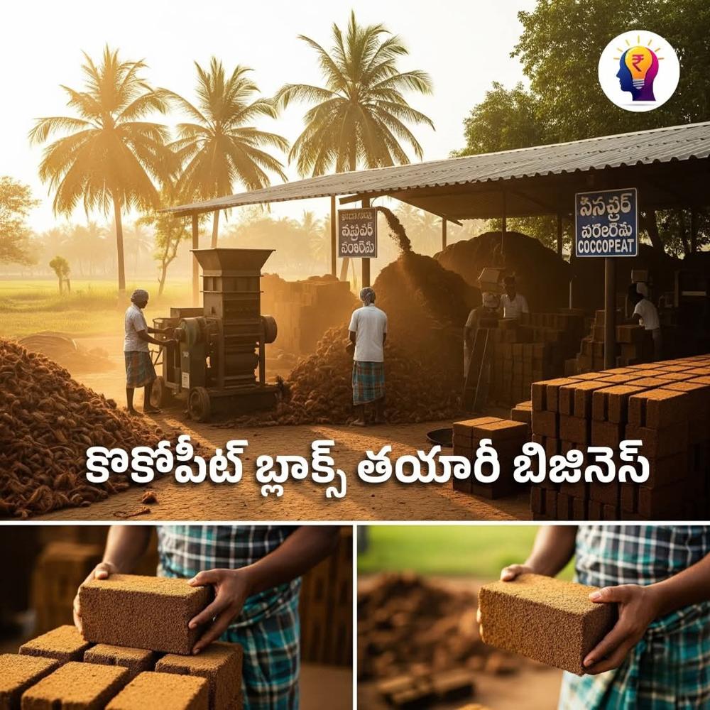 COCONUT COIR FIBER & COIR PITH (COCO PEAT) PROCESSING PLANT