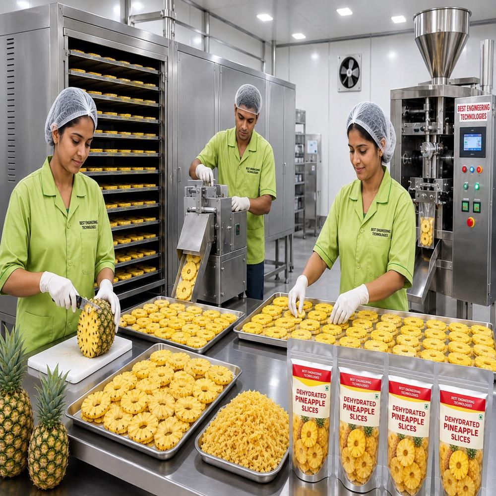 PINEAPPLE DEHYDRATED SLICES PROCESSING PLANT