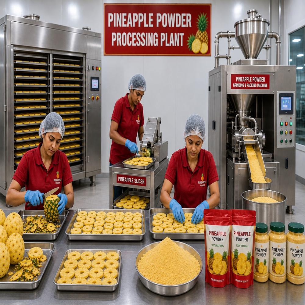 PINEAPPLE DEHYDRATED POWDER PROCESSING PLANT