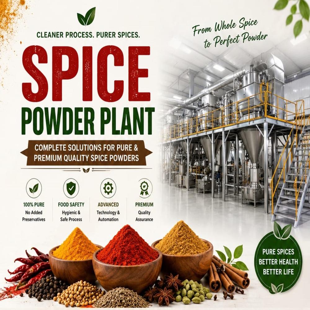 SPICE POWDER CHILLY/MASALA PROCESSING PLANT