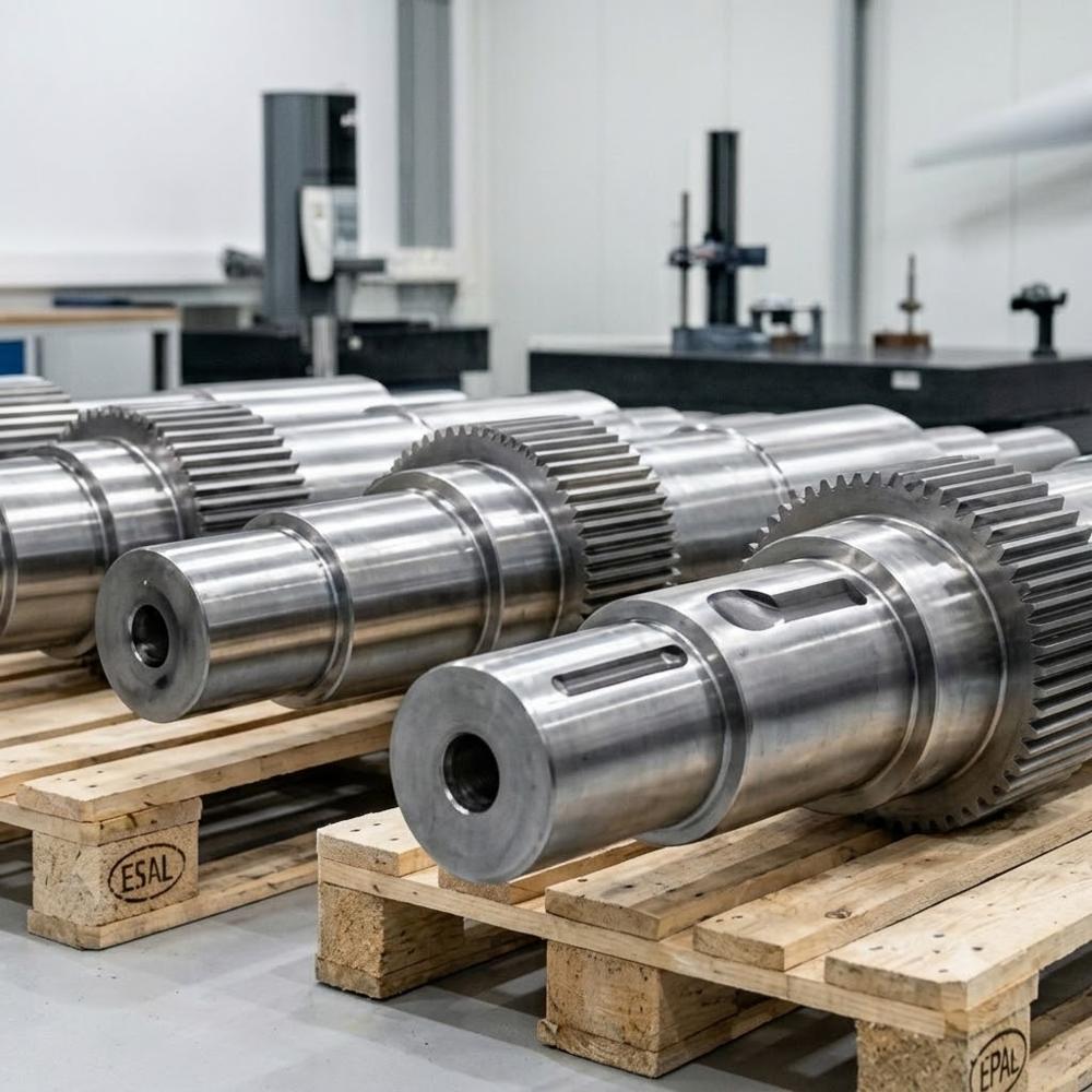 31CrMo12 1.8515 Nitriding Steel Forgings for Mining, Wind Energy Machinery Gear Extruder Shafts, Cylinders, Rings Spindles
