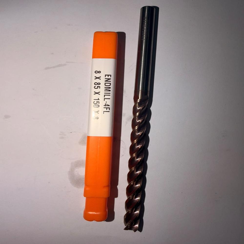ENDMILL-4FL 8*85*150*8 Solid Carbide End Mill