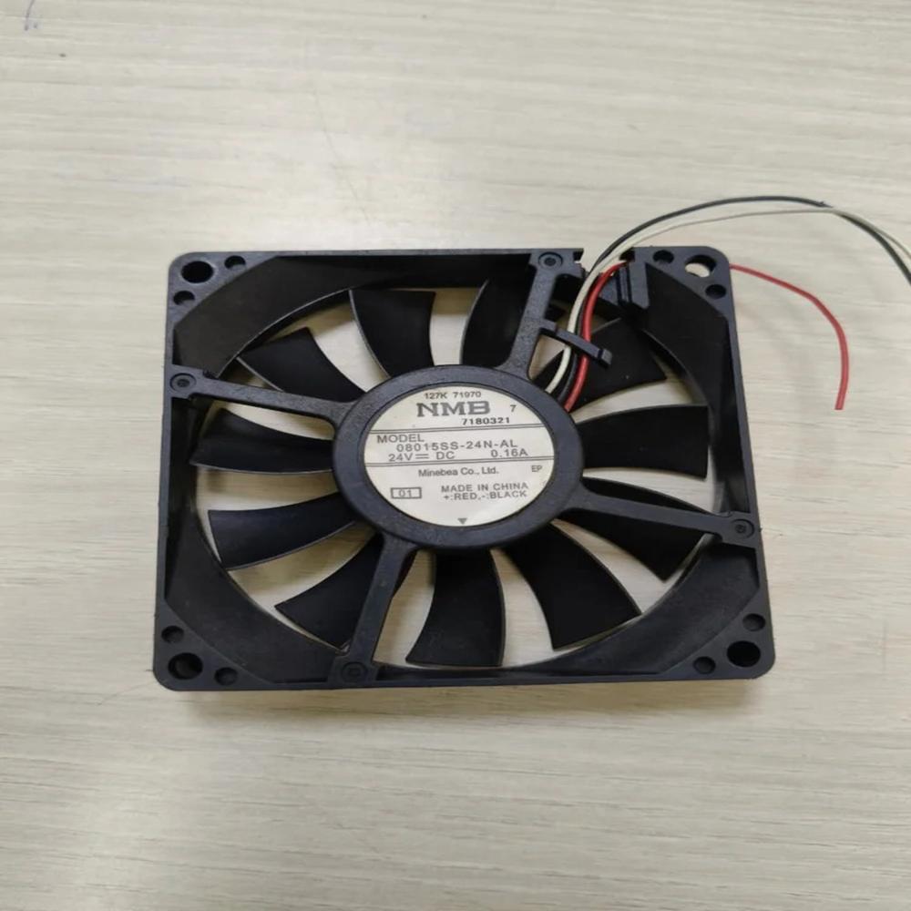 NMB-MAT 08015SS-24N-AL 24V DC 0.16A 8015mm Ball Bearing Industrial Axial Cooling Fan