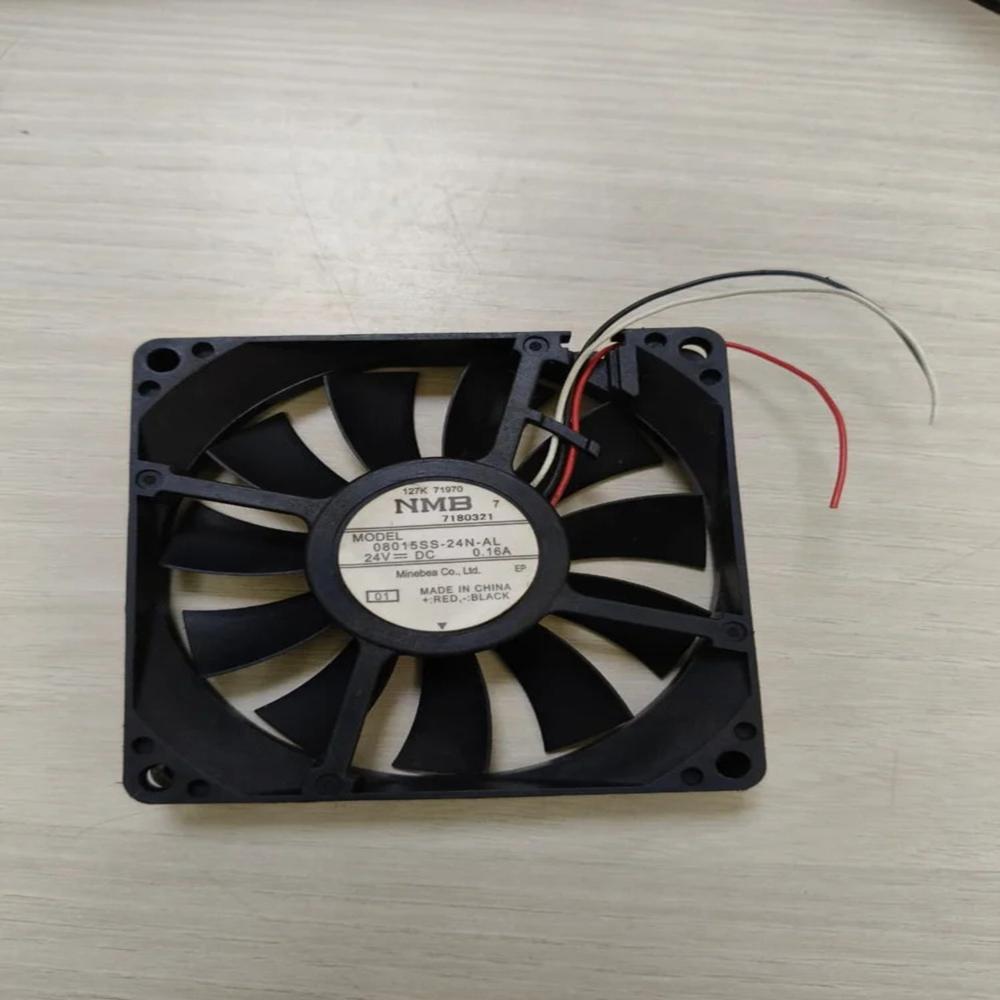 NMB-MAT 08015SS-24N-AL 24V DC 0.16A 8015mm Ball Bearing Industrial Axial Cooling Fan