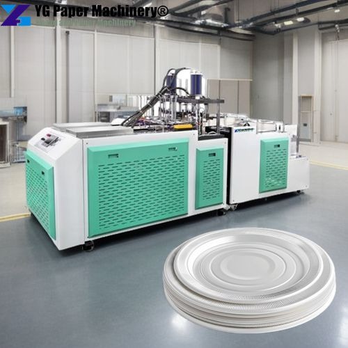 High Speed Automatic Paper Plate Making Machine - Color: Metalic