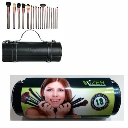 MUS18SETW Make-up Brush Set Of 18 Pcs