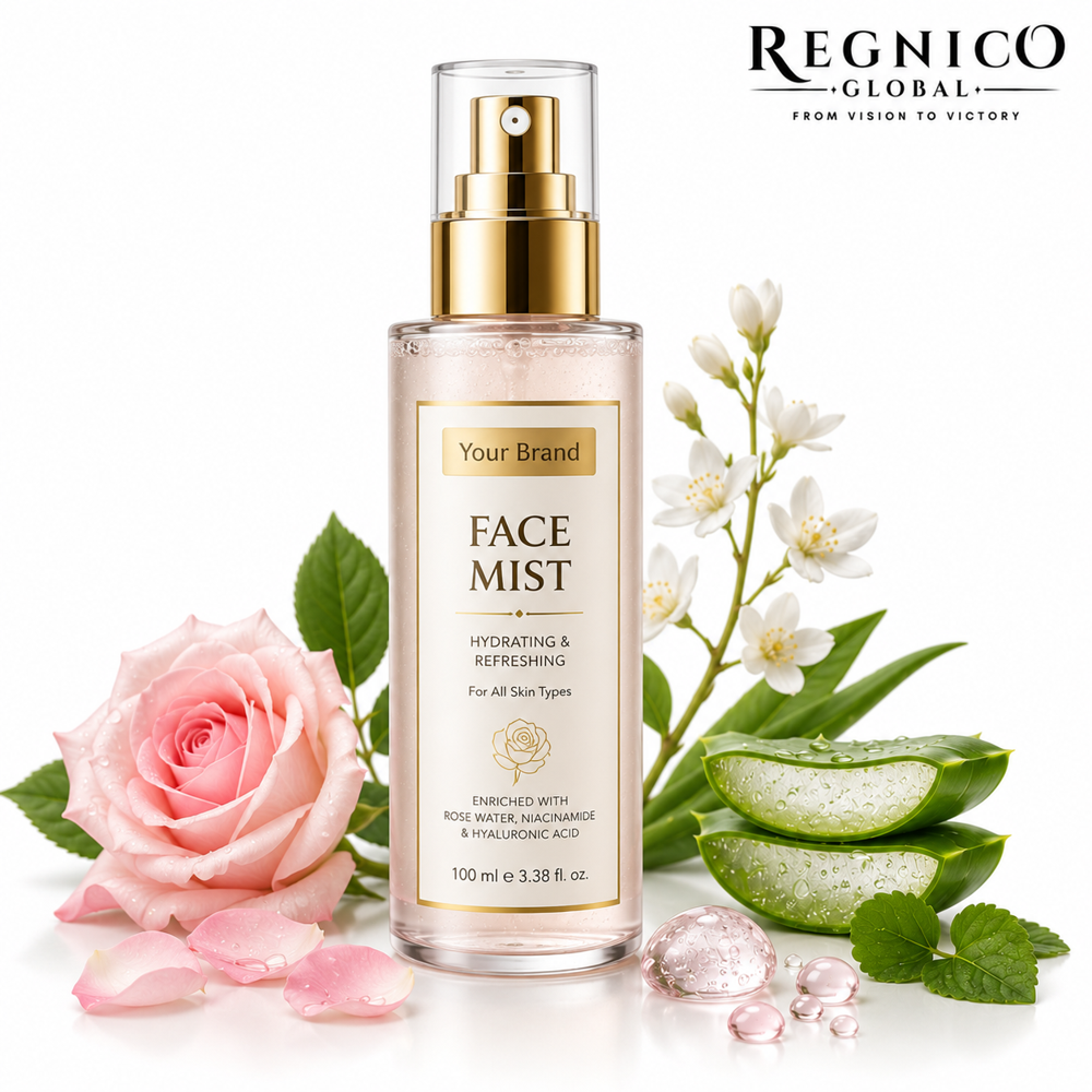 Face Mist Manufacturer | Regnico Global | Third Party & Private Label Manufacturing