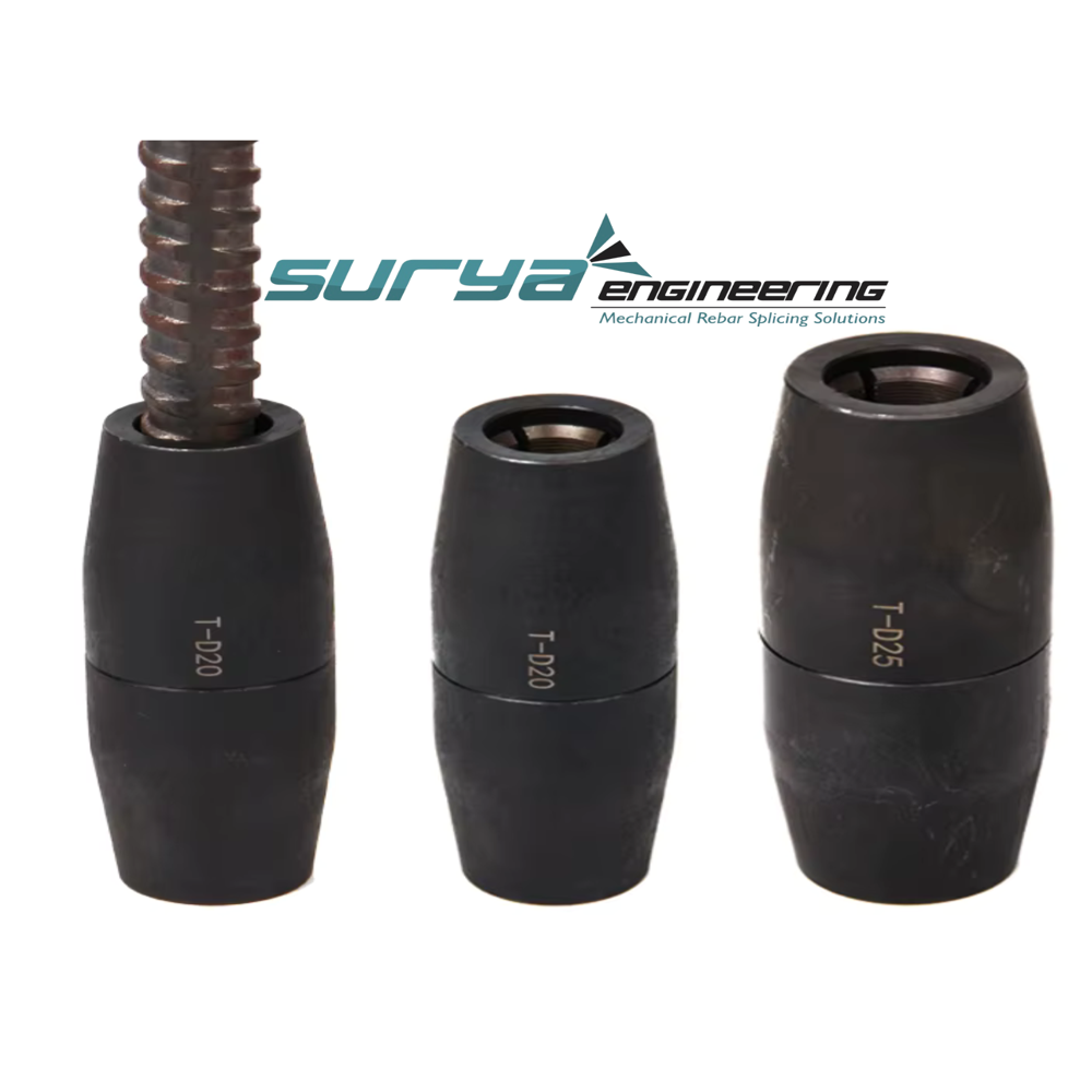 Pushfit Rebar Coupler - Application: Joint Tmt