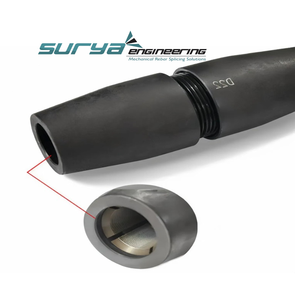 Pushfit Rebar Coupler - Application: Joint Tmt