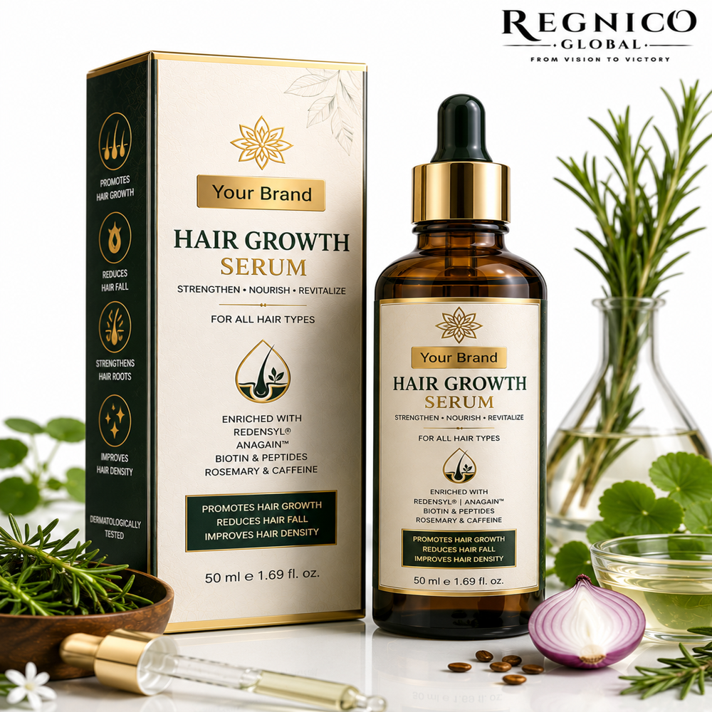 Hair Serum Manufacturer | Regnico Global | Third Party & Private Label Manufacturing