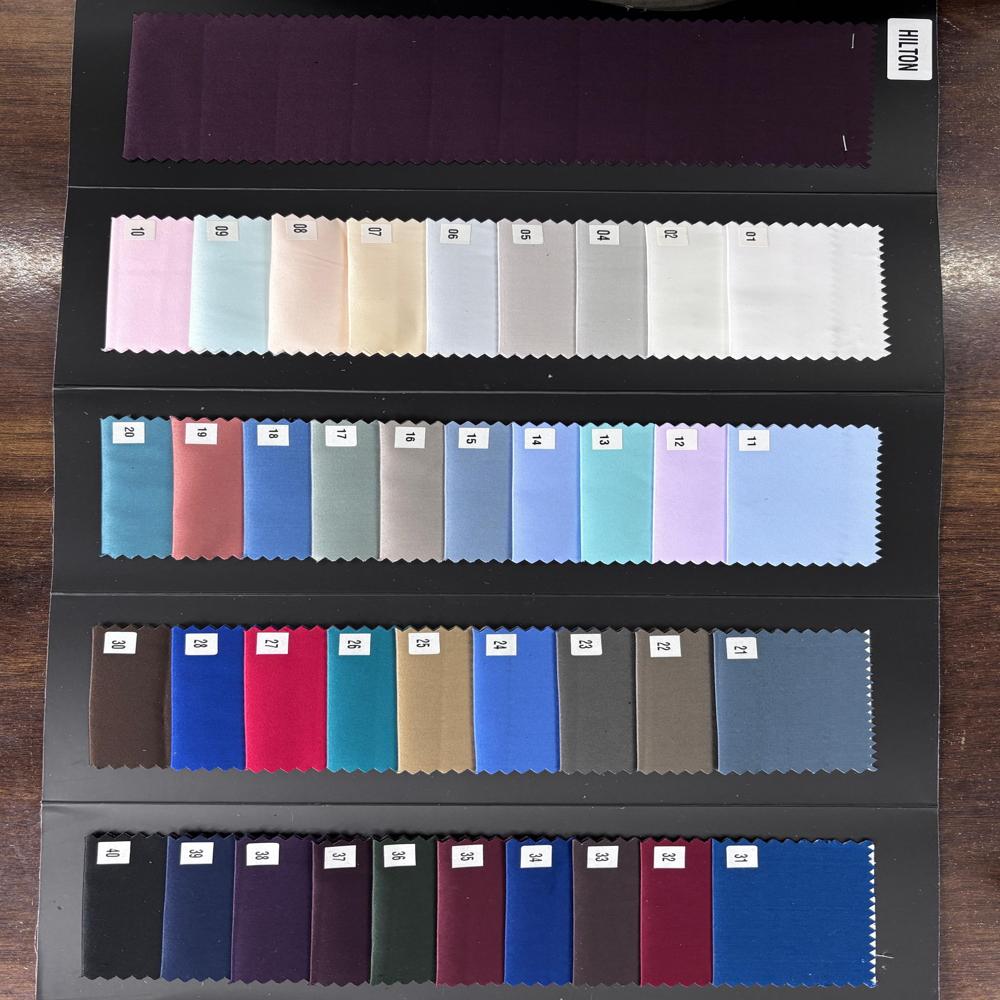 POLYCOTTON SATIN SHIRTING FABRIC 58