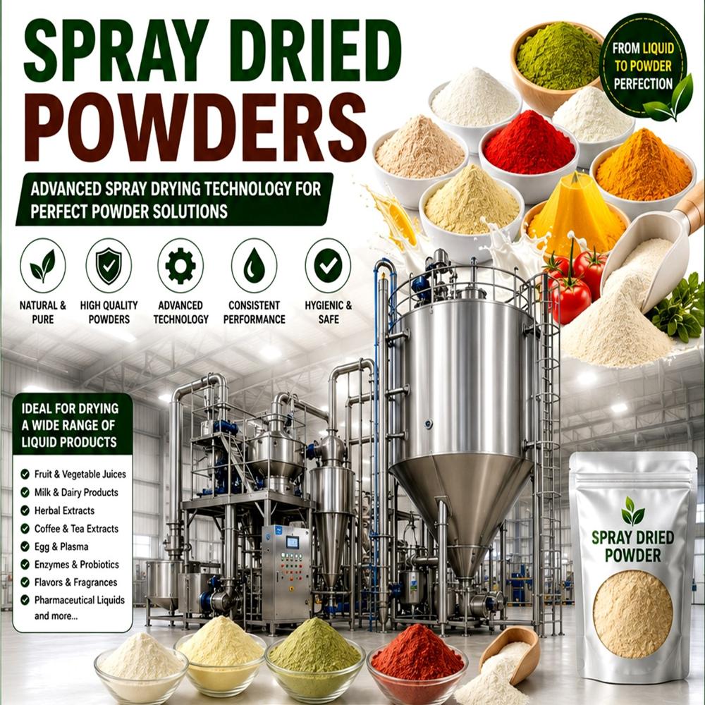 SPAY DRIED POWDERS PROCESSING PLANT