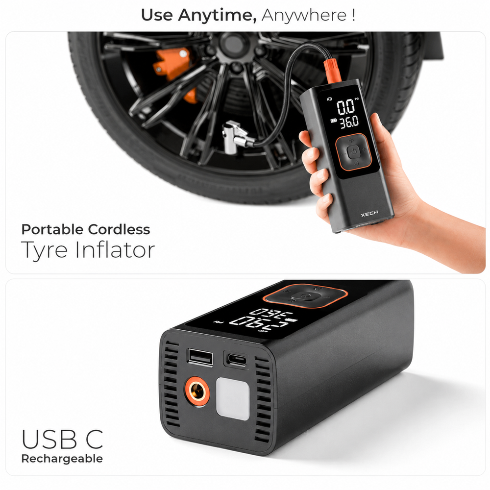 INFLATE XL Rechargeable tyre Inflator