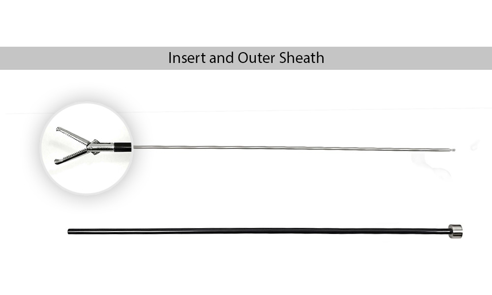 Tooth Grasper (2x4 Teeth) 5mm, 26cm