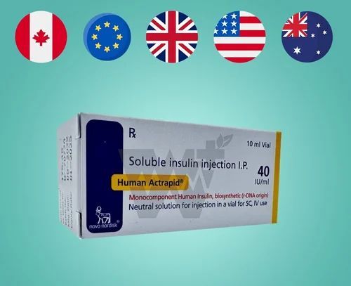 Human Insulin Actrapid 40iu Injection 10ml