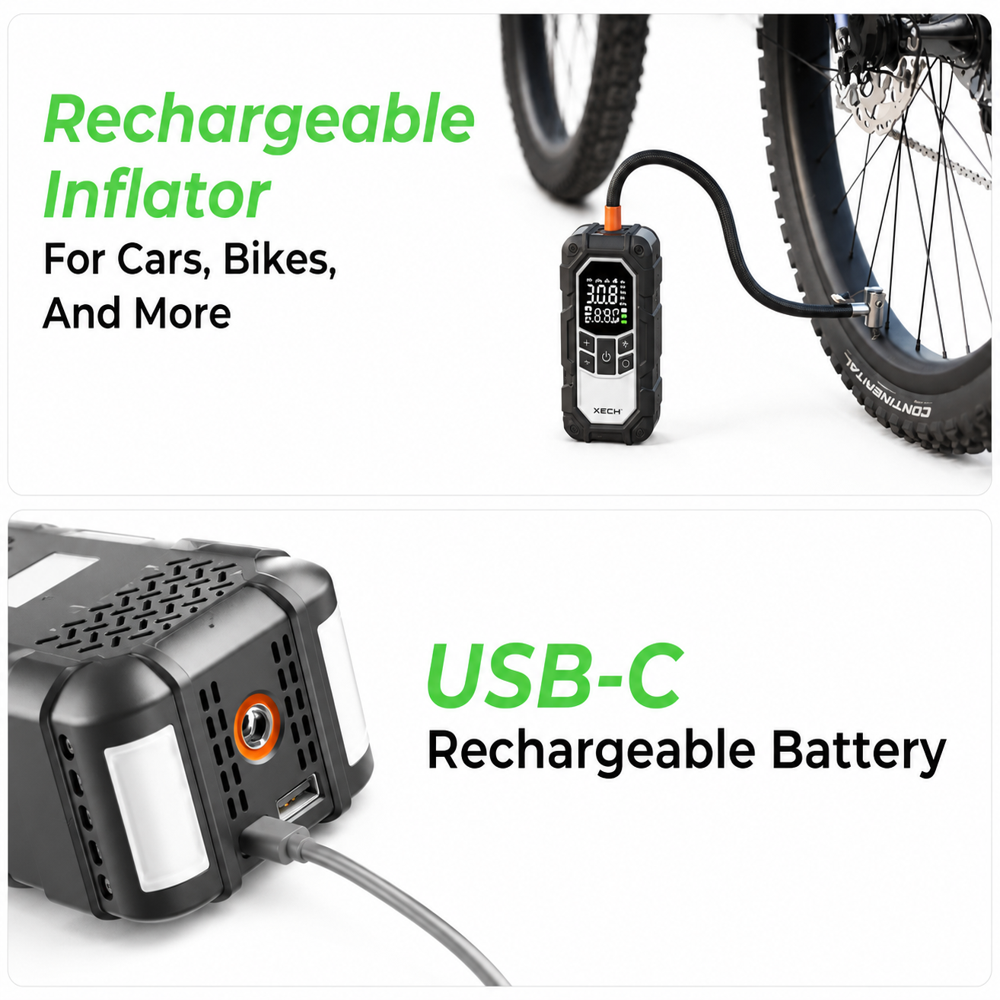 JUMP X high power jump starter with tyre inflator