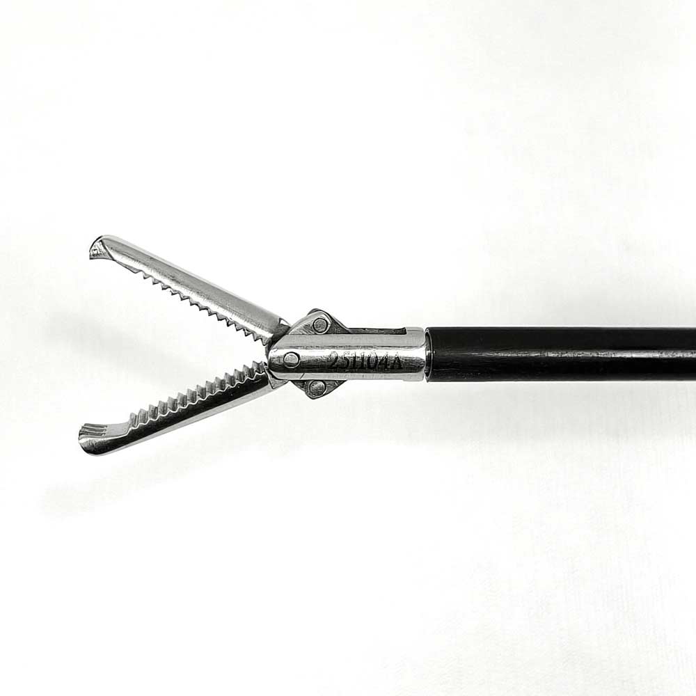 Tooth Grasper (2x4 Teeth) 5mm, 45cm