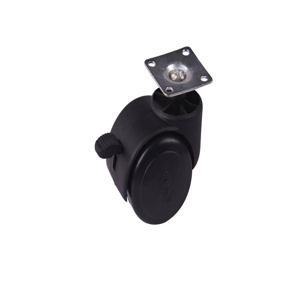 U34 Plate Twin Castor Wheel With Break
