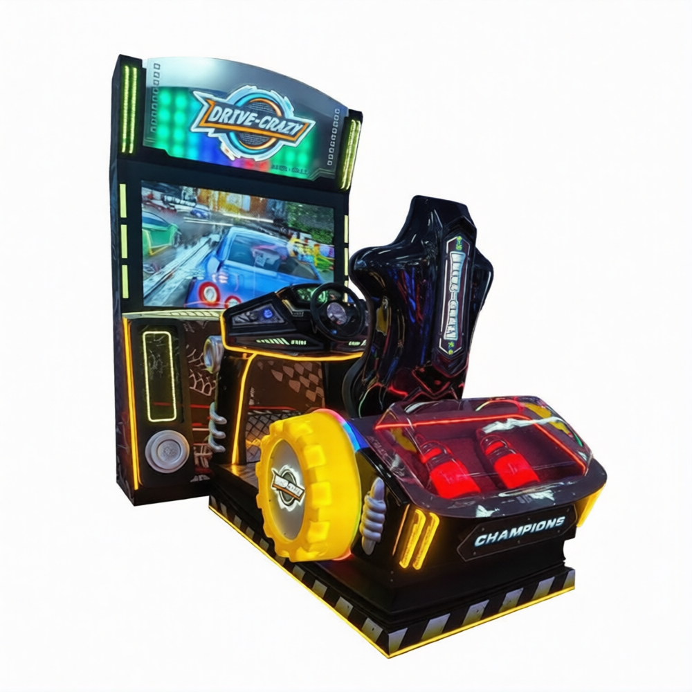 Crazy car racing