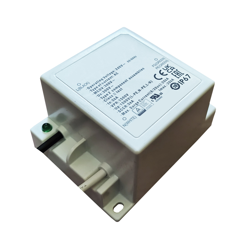 Surge Protection Device Spd - Color: White / Off White