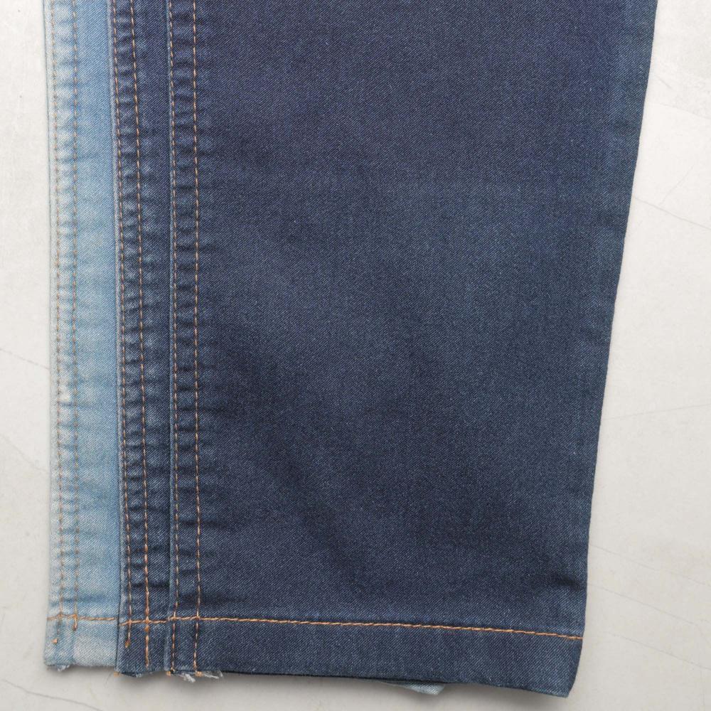 9.5 Ounce Indigo Knitted Denim Fabric - Attributes: Washable