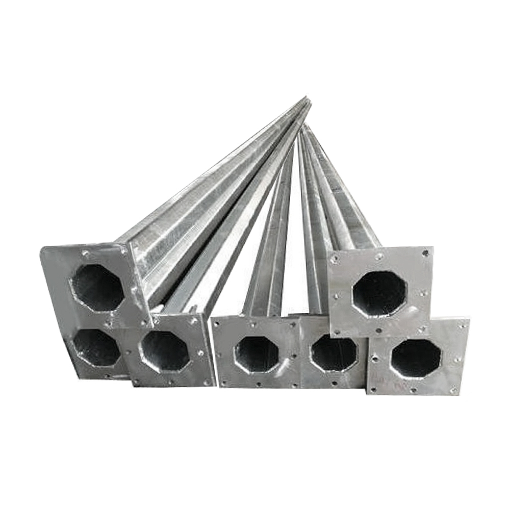Octagonal GI Street Light Pole