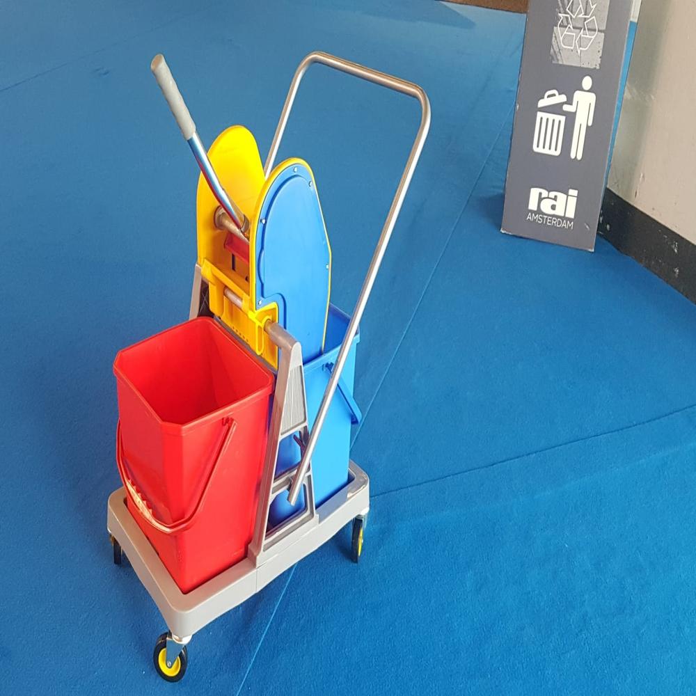 Double Bucket mop Trolley 