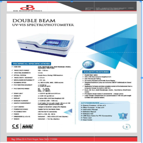 UV VIS Spectrophotometer