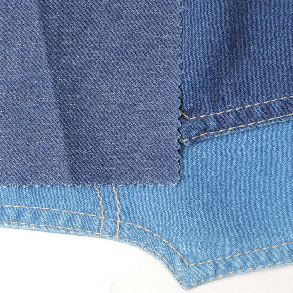 10 Ounce Indigo Cotton by Polyester Spandex Denim Fabric