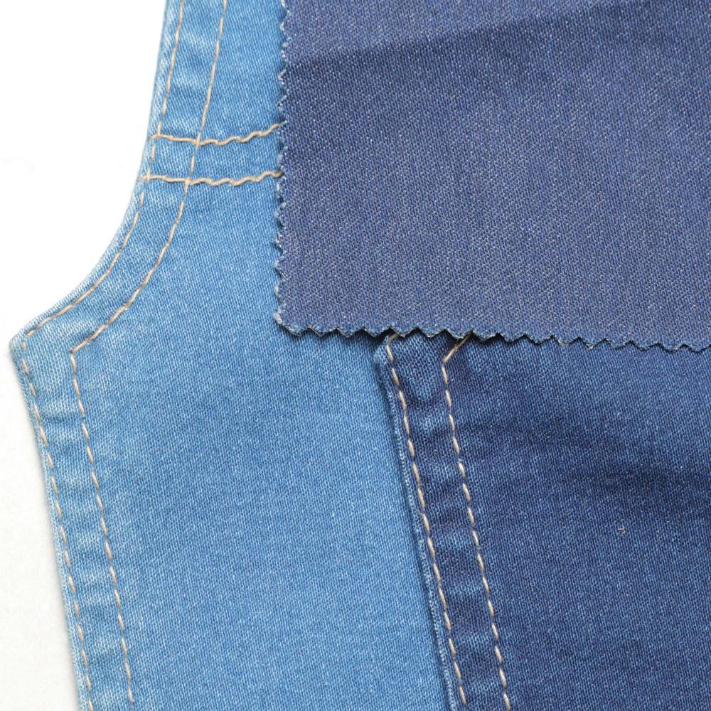 10 Ounce Indigo Cotton by Polyester Spandex Denim Fabric