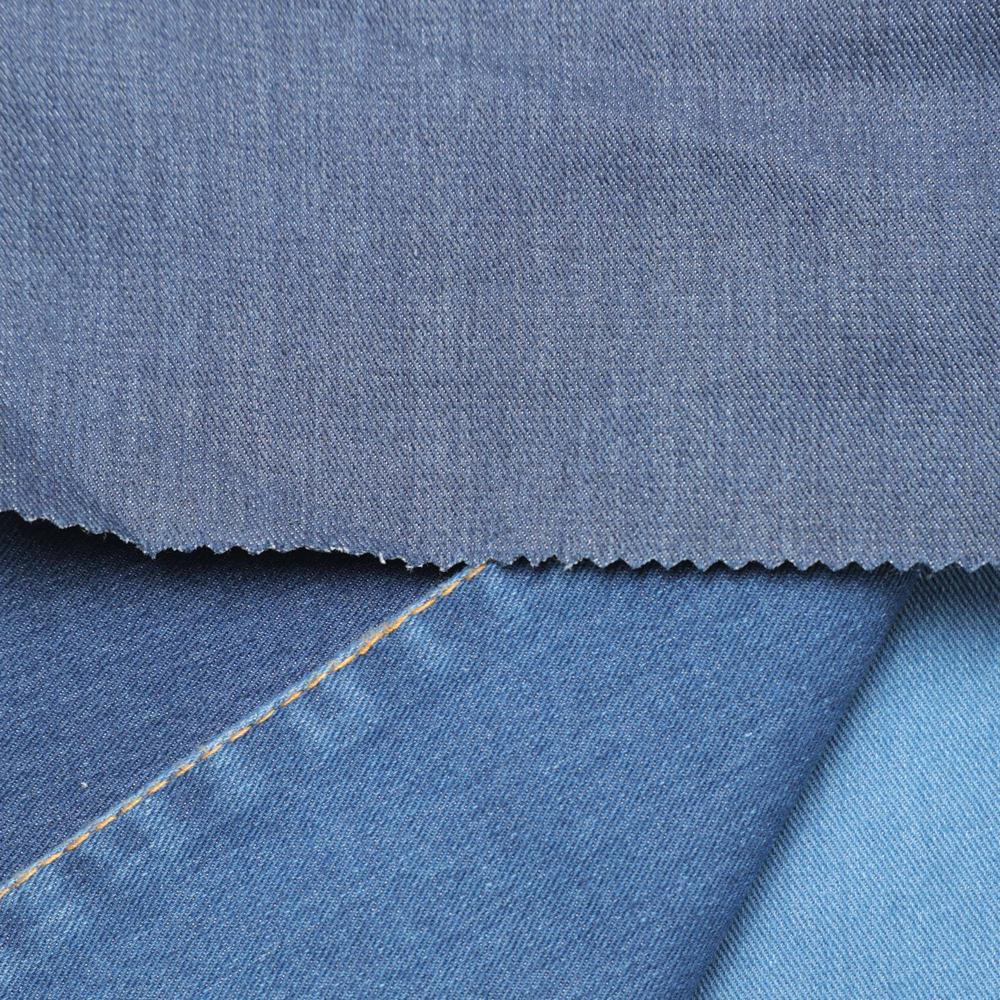 10 Ounce Indigo Cotton by Polyester Spandex Denim Fabric