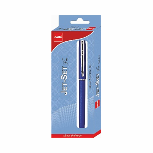 Jetset Pro Metallic Ball Pen Blue