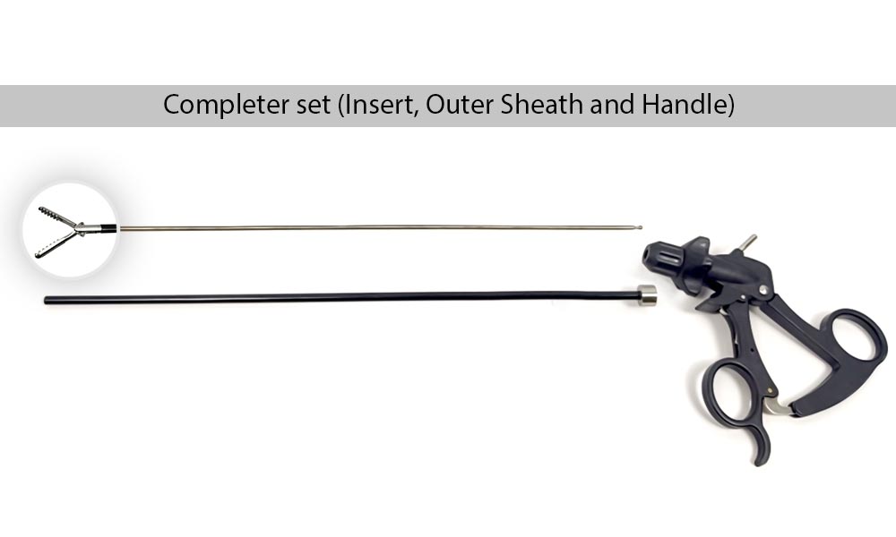 Endoclinch Grasping Forceps 5mm, 26cm with Rachet Handle