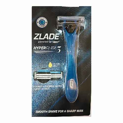 Zlade41 Blue Handle + Hypeglide3 Premium 3 Blade Cartridge