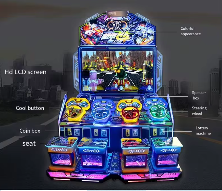 Mecha Flying Car Racing 4Pl