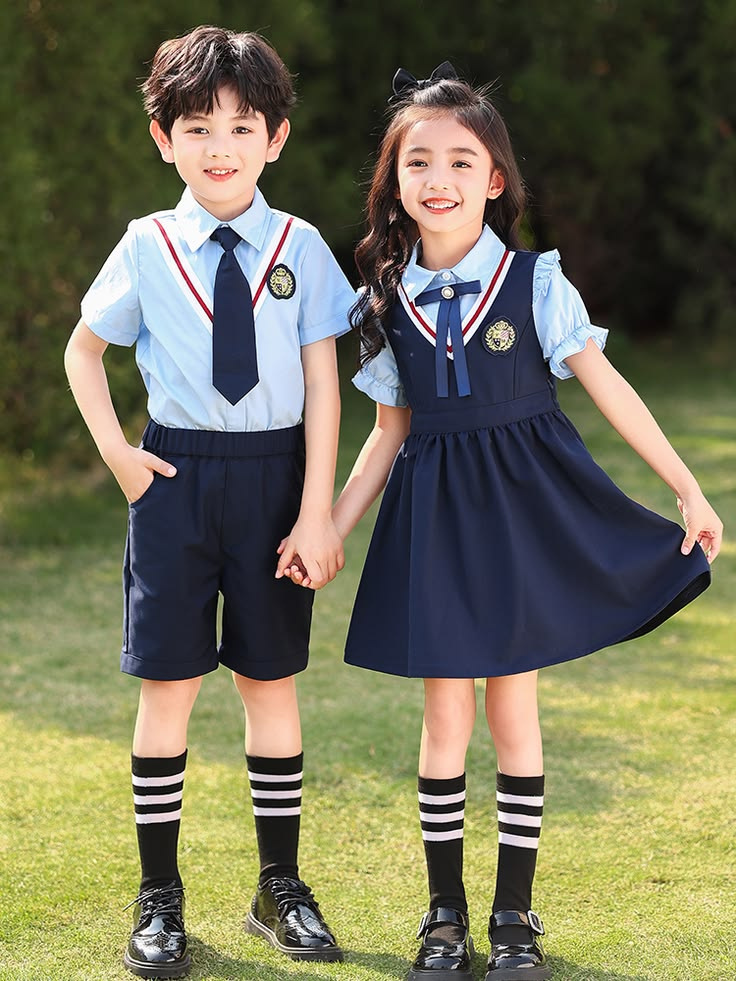 British College Style Pure Cotton School Uniform