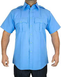 100 Percent Polyester Short Sleeve Uniform Shirt