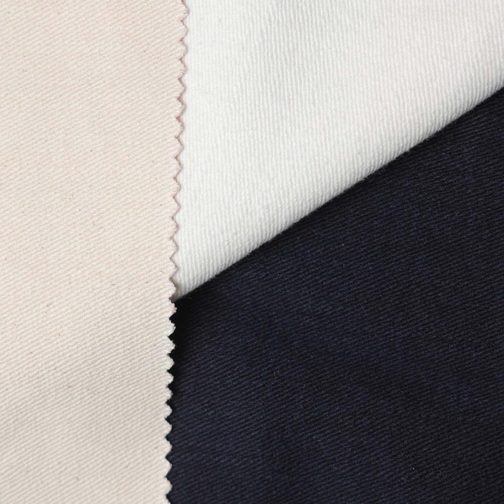 10.5 Ounce Cotton by Polyester Spandex Ecru Denim Fabric