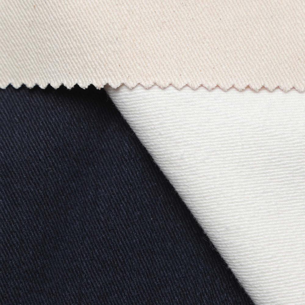 10.5 Ounce Cotton by Polyester Spandex Ecru Denim Fabric