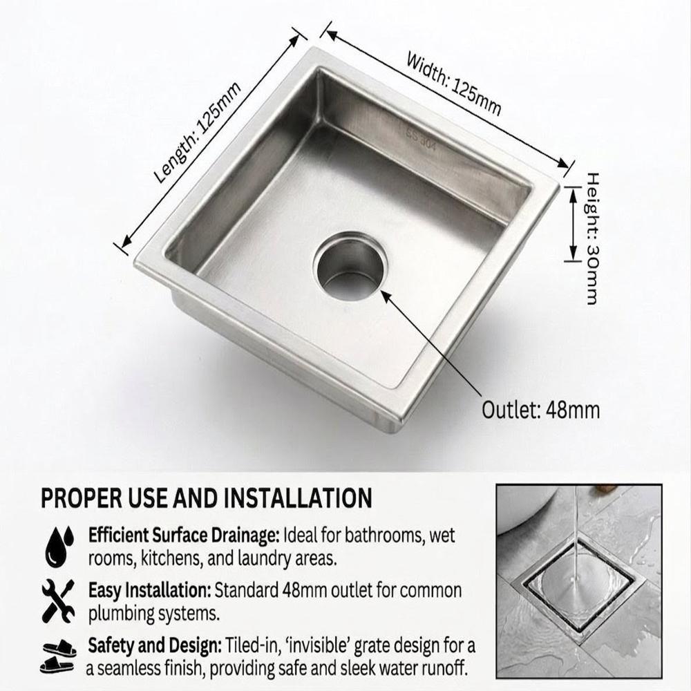 Square Floor Trap