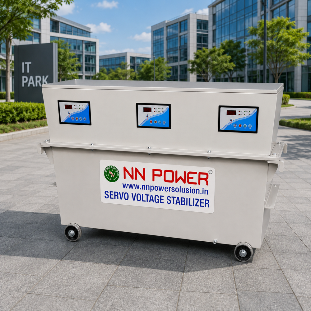 125KVA Servo Voltage Stabilizer, Oil Cooled