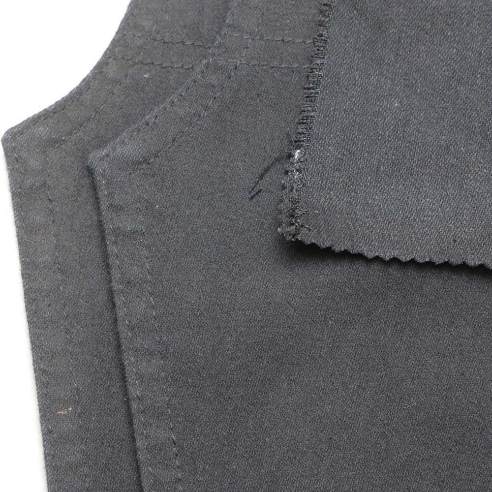 10.5 Ounce Zed Black Cotton by Polyester Spandex Denim Fabric