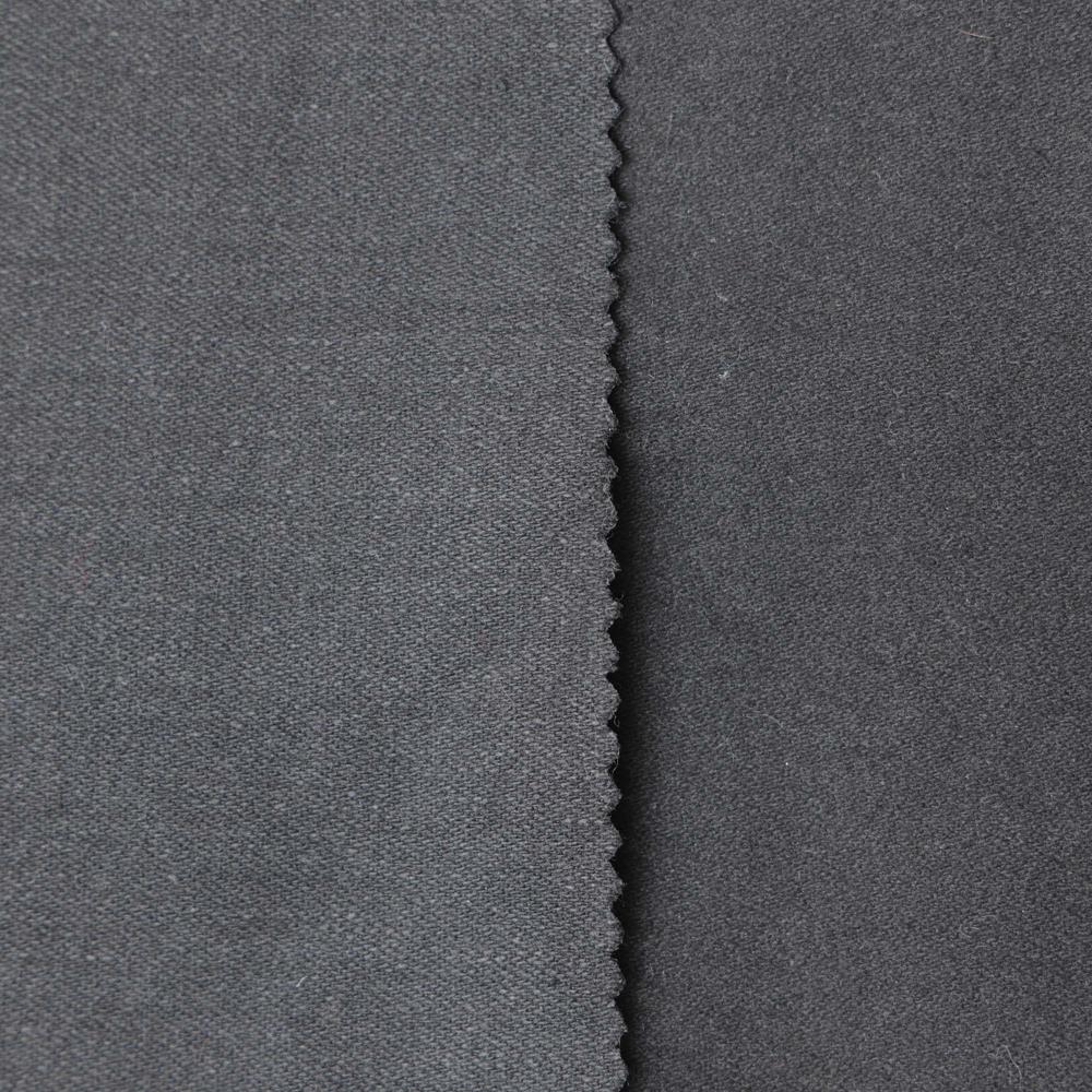10.5 Ounce Zed Black Cotton by Polyester Spandex Denim Fabric