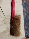 Wooden Handel Coir Banister Brush - Bristle Color: Red