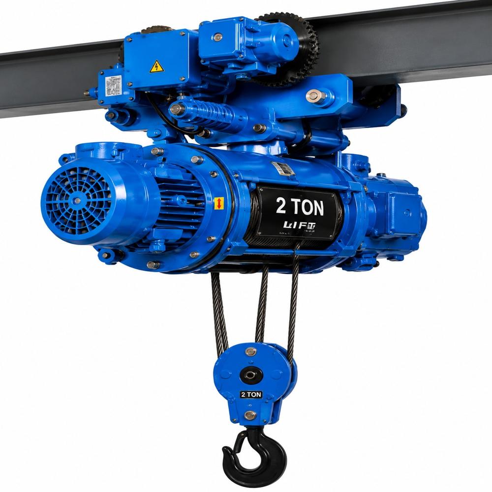Motorised trolley hoist 