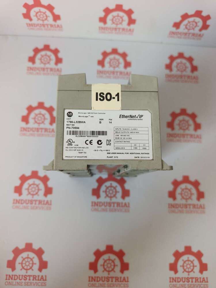 Allen Bradley 1766-L32BWA MicroLogix 1400 Programmable Logic Controller