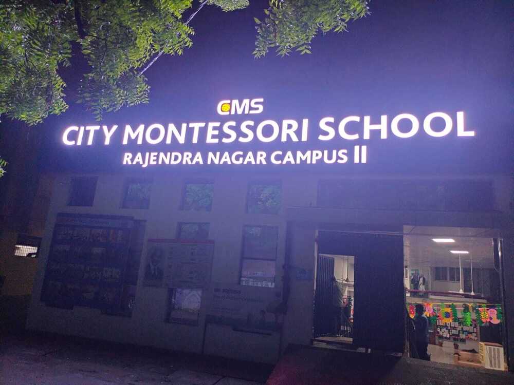 City Montessori School LED Sign Board