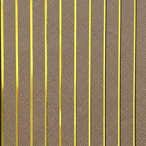 GL-302 Pvc Gold Line Fluted Panel