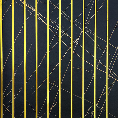 GL-311 Pvc Gold Line Fluted Panel
